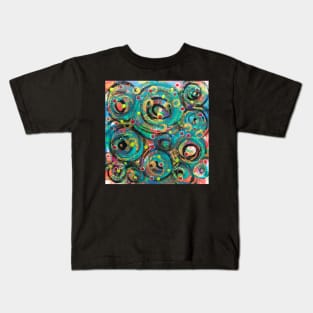 Exuberant Evolution - an Anahata Codes-infused intuitive painting Kids T-Shirt